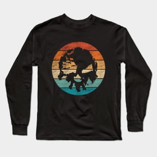 retro/vintage pirate skull (sea of thieves) Long Sleeve T-Shirt